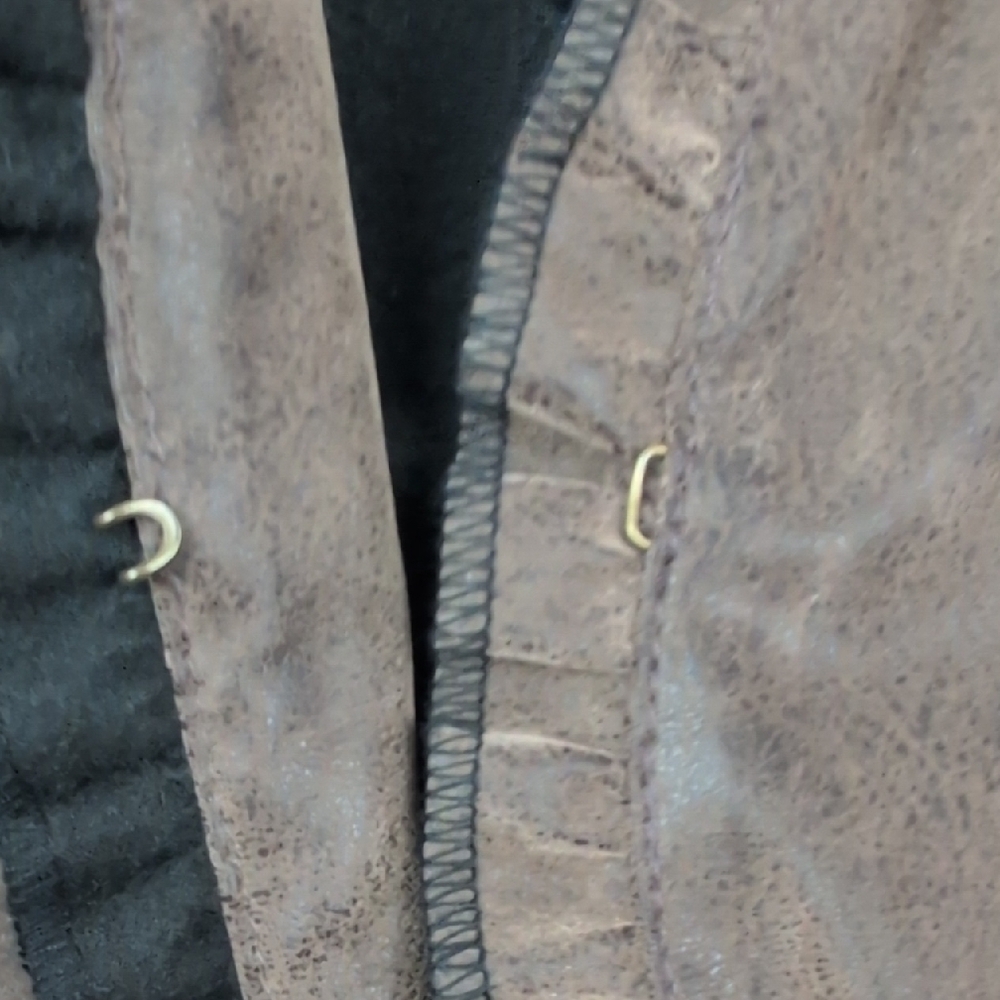 Ruby Rd. Brown Ruffle Trim Blazer - Picture 3 of 8